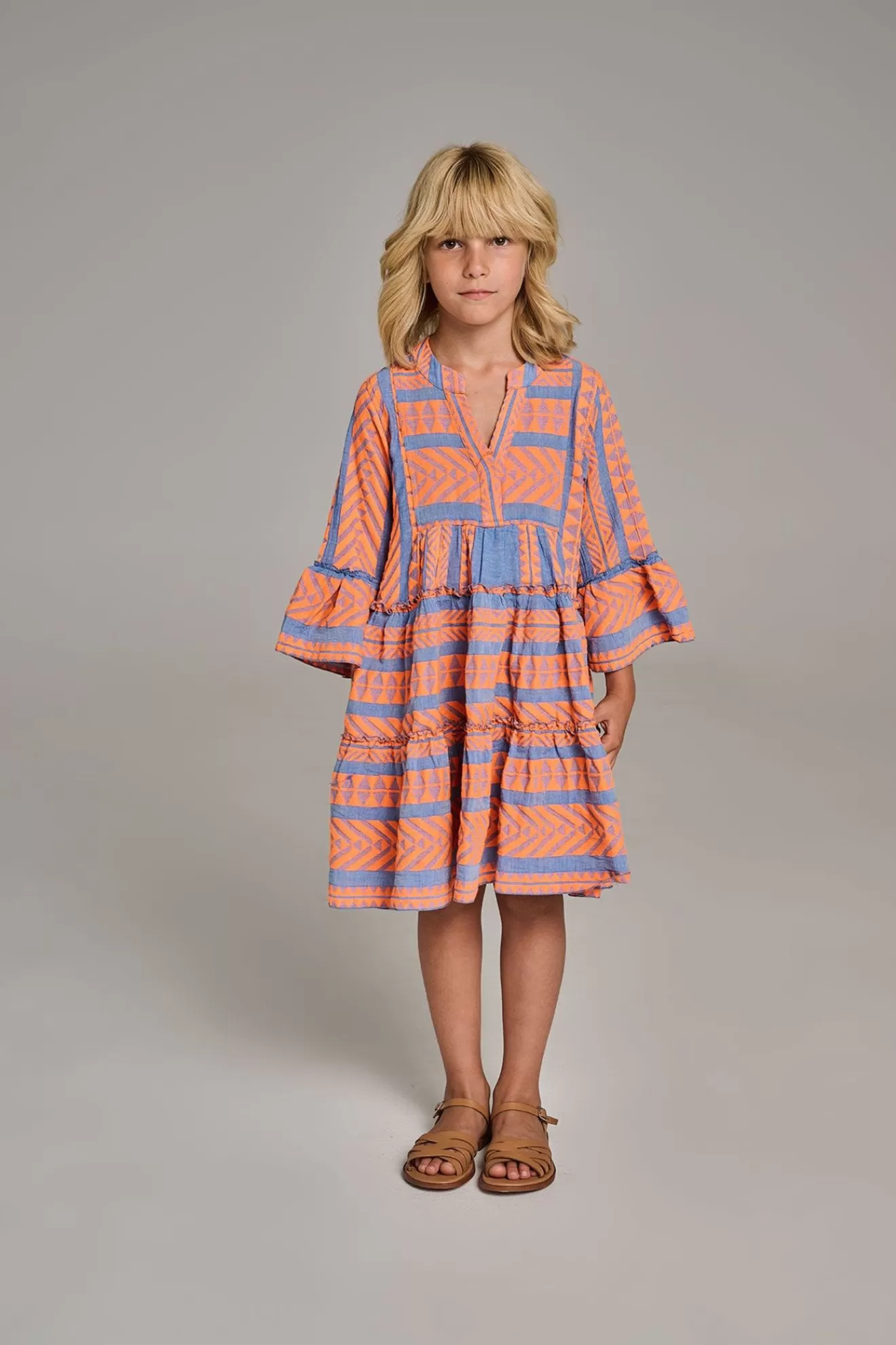 Fashion Devotion TWINS Ella Mini-Orange/Blue