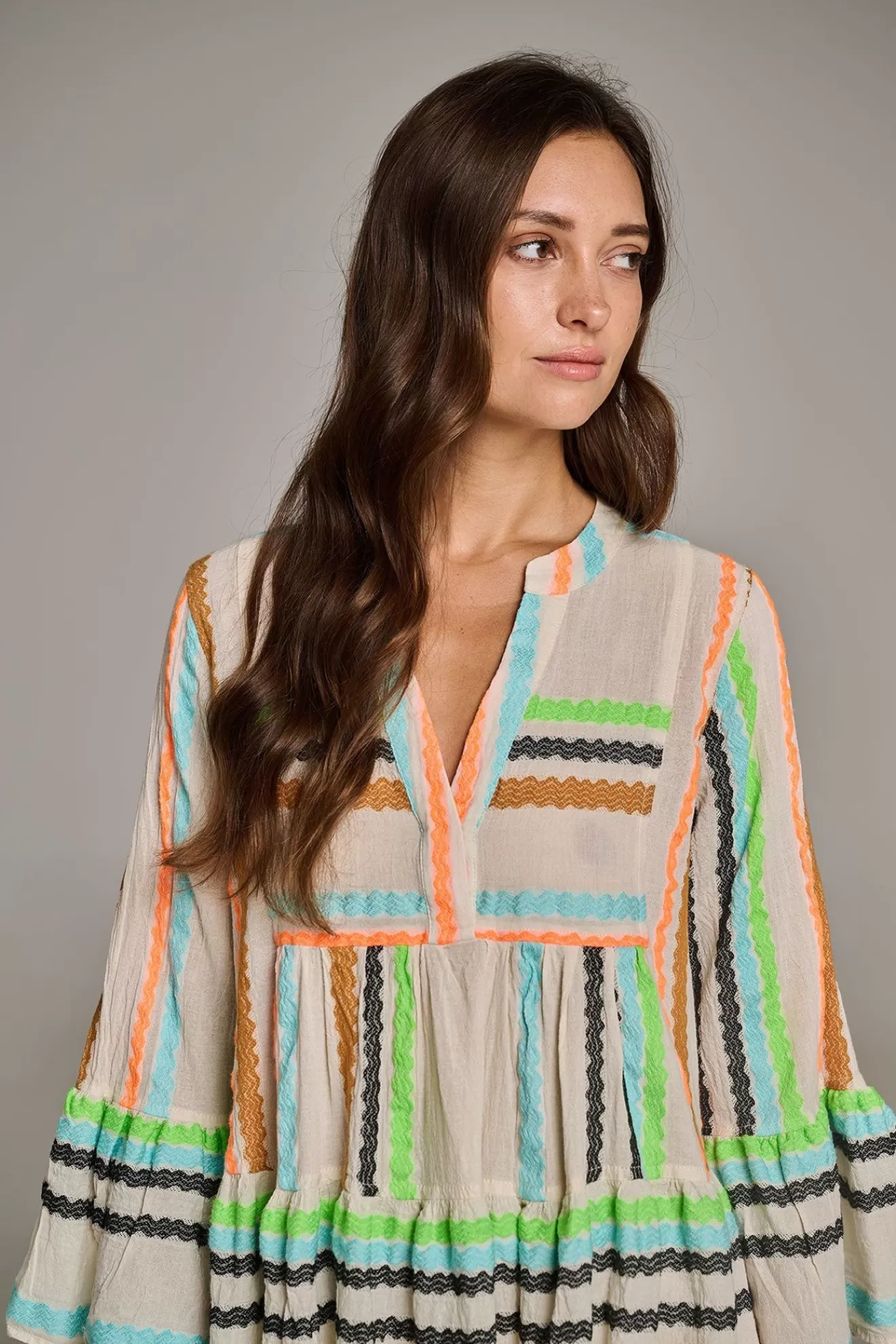 Best Sale Devotion TWINS Ella-Offwhite With Colored Jacquard