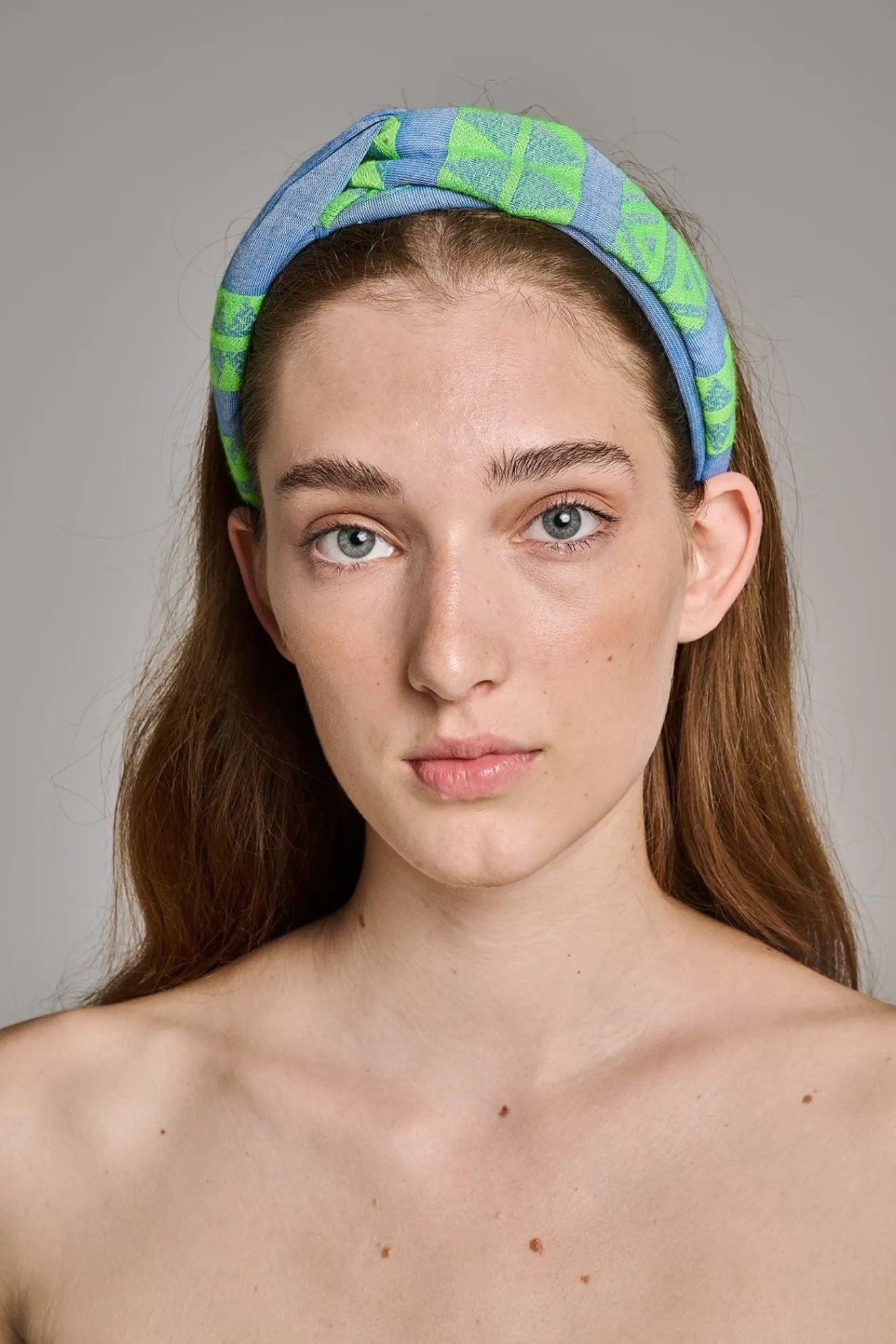 Shop Devotion TWINS Twist Hairband-Green/Blue